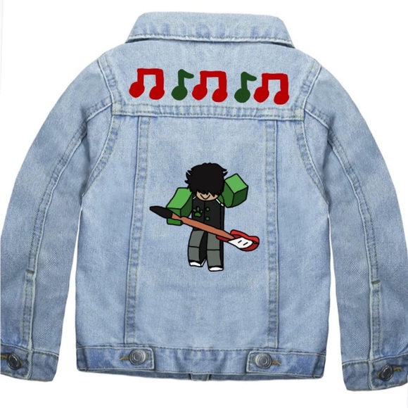 Roblox Guitar Jacket Roblox Guitar Tee With Black Jacket T Shirt